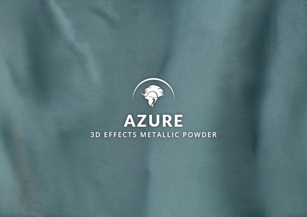 Spartan Epoxies Metallic Pigment Powder for Epoxy - 30 Unique Colors, 4oz for 1 Gallon and 12oz for 3 Gallons of Clear Epoxy, Made in The USA (Azure, 4oz (45 Grams))