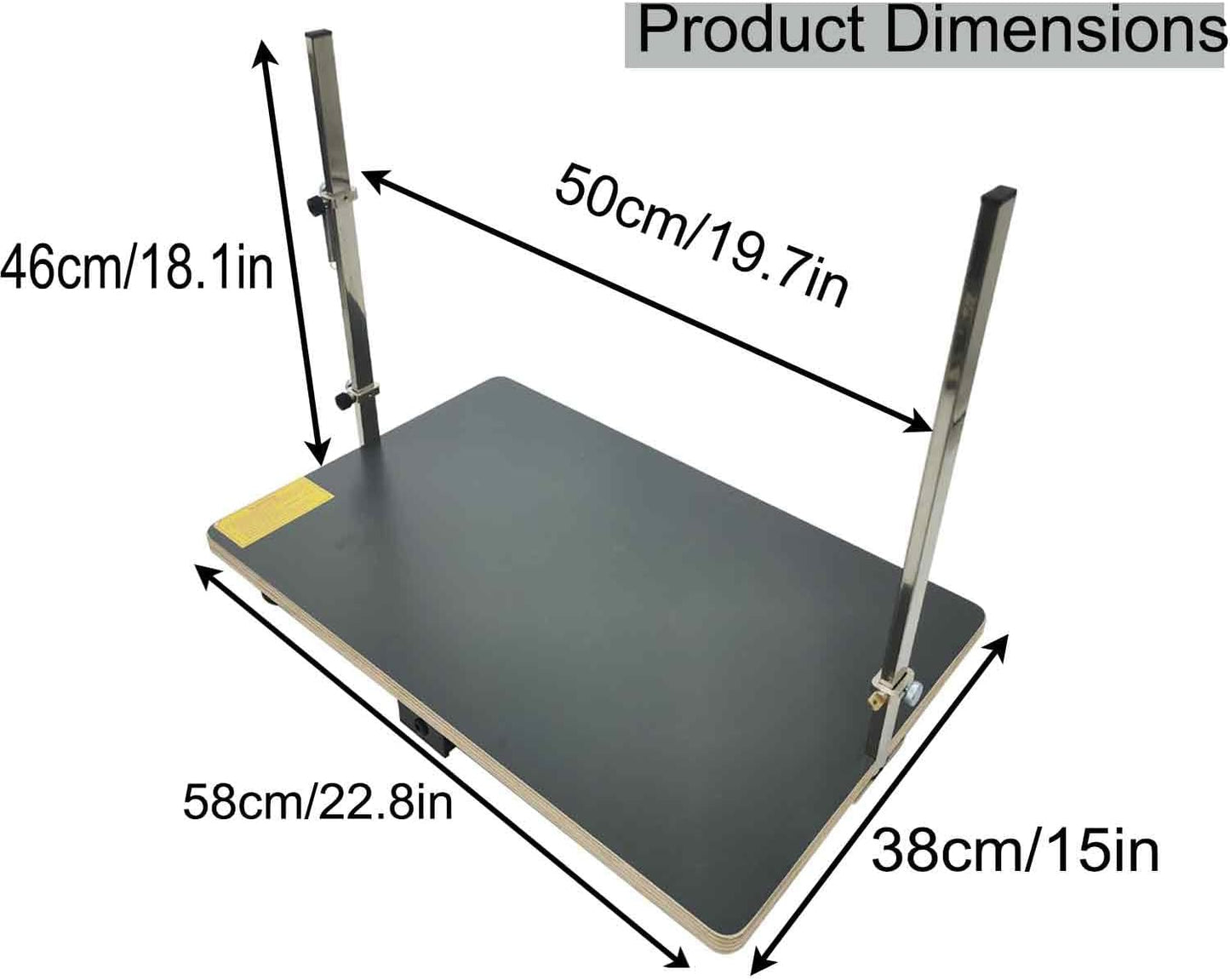 110V Hot Wire Foam Cutter, 22.8" x 15", 72W Professional Heat Cutting Machine for Foam, Sponge, EPE, Ribbon, KT Board, Adjustable Angle