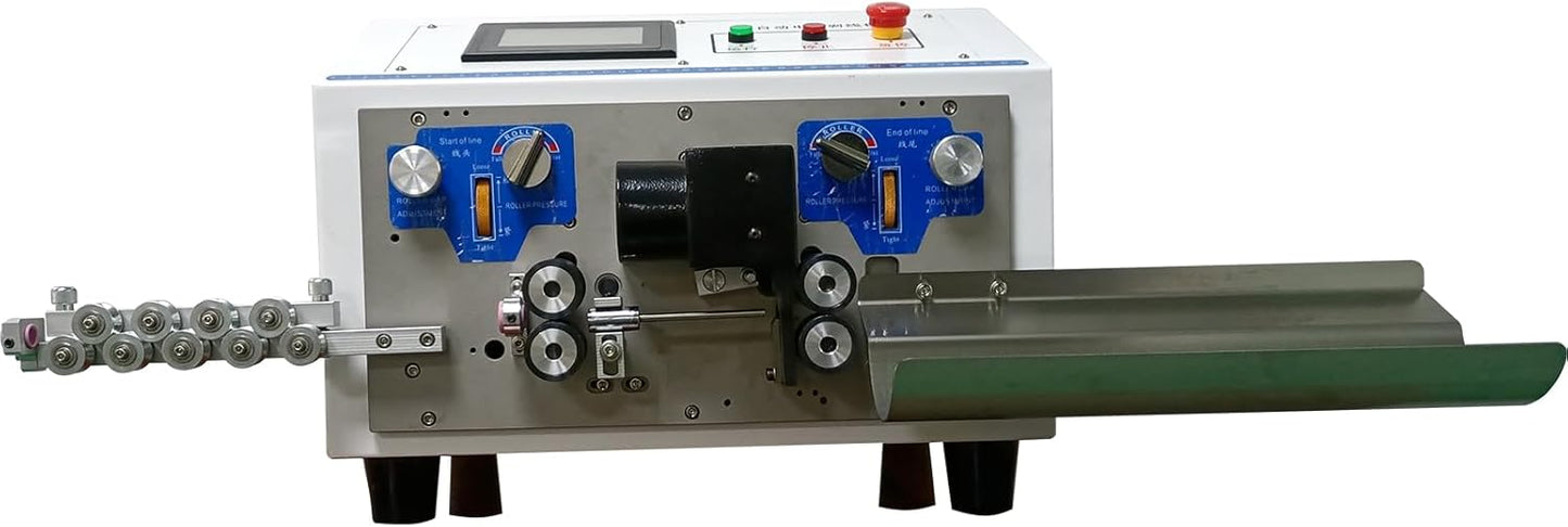 Automatic Wire Stripper Machine, Computer Wire Peeling, Electronic Wire Cutting Machine, Cable Cutting 110V, Multi-Function Button, Touchscreens, 0.5-30mm Stripping Length