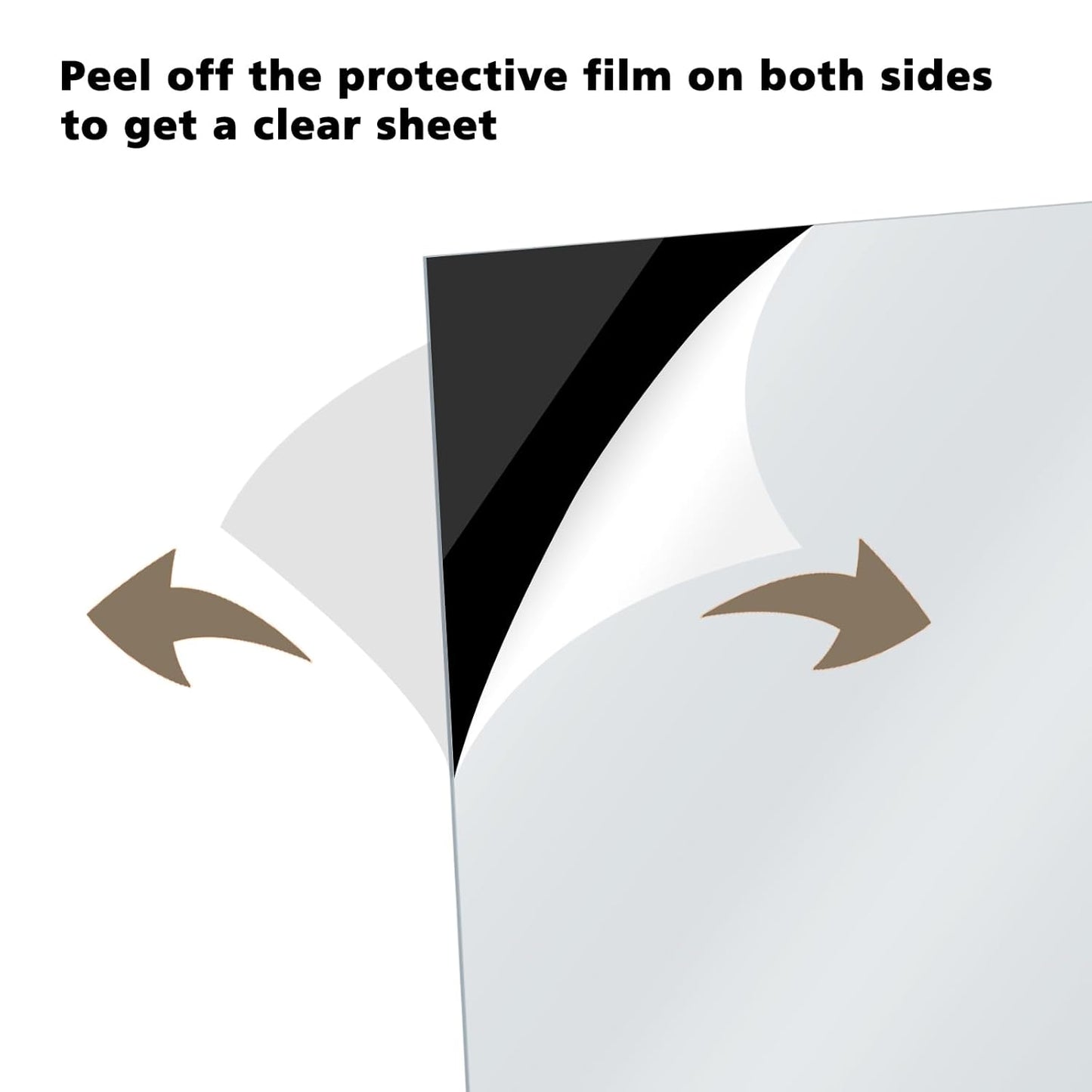 Egofine 8" x 12" Black Plexiglass Sheets 12 Pack 0.04 Inch Cast Acrylic Sheet Thick for DIY Craft Projects, Painting, Photography, Sign, Display Stand, Home Decor, Easy to Cut