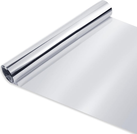 Highly Reflective Mylar Film Roll 4FT x 30FT,2 Mil Silver,for Outdoor Indoor Grow,Room Decoration,Scene Arrangement, Art Photography