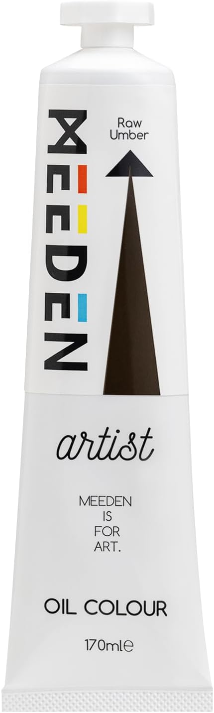 MEEDEN Artist Grade Oil Paint: Raw Umber - 170ml/5.7oz Tube - Professional Art Paints for Canvas Painting