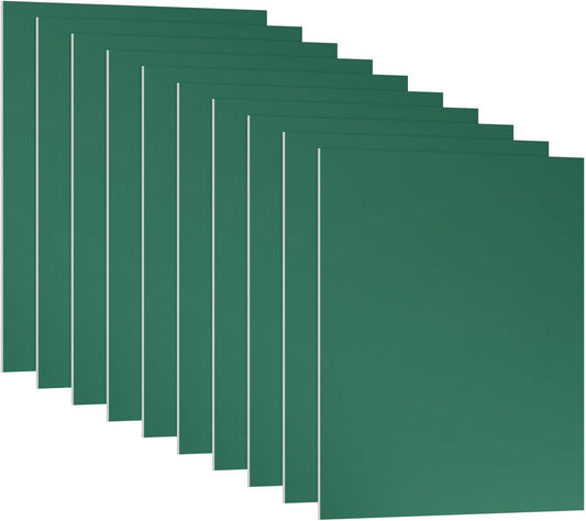 PATIKIL 3.3x2.1x1/32inch Anodized Aluminum Sheet, 10Pcs Metal Rectangle Aluminum Plate 0.8mm Thick Engraving Blanks for Laser Engraving DIY Decorative Crafting Home Decoration, Green