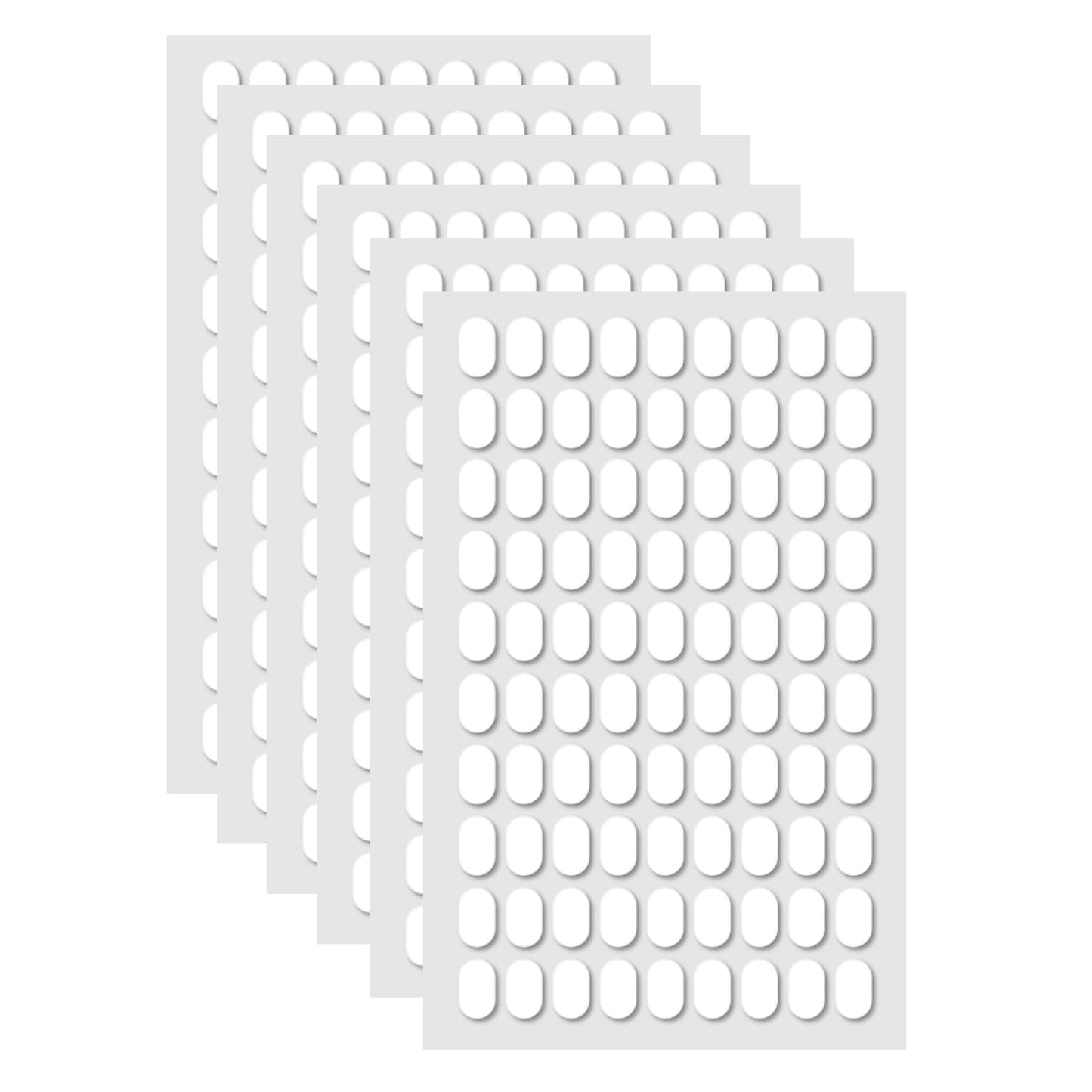 540 Pcs Sticky Tack Poster Stickers, Double Sided Sticky Round Clear Stickers, No Trace Poster Adhesive Putty Removable Waterproof Adhesive Dots for Festival Decoration Sticky Dot (0.31" X 0.51")