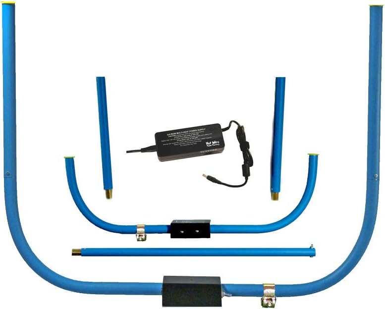 Hot Wire Foam Factory 4ft Heavy-Duty Compound Foam Bow Cutter Kit | Adjustable Heat Settings | For Styrofoam, Polystyrene, EPS, XPS, EIFS | Made in the USA