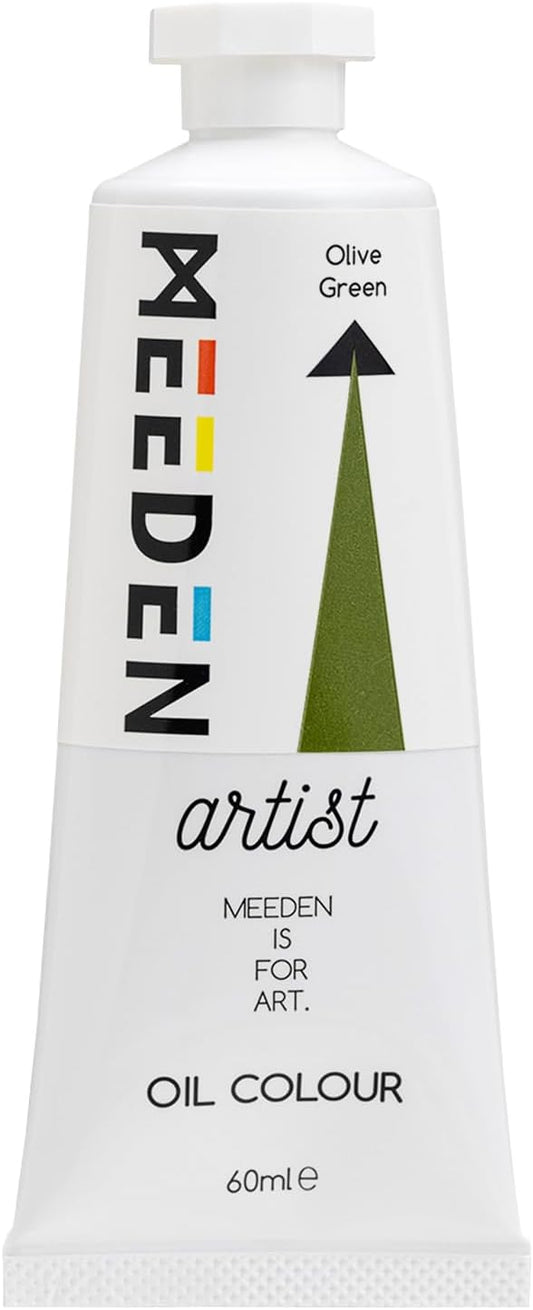 MEEDEN Artist Grade Oil Paint: Olive Green - 60ml/2oz Tube - Professional Art Paints for Canvas Painting