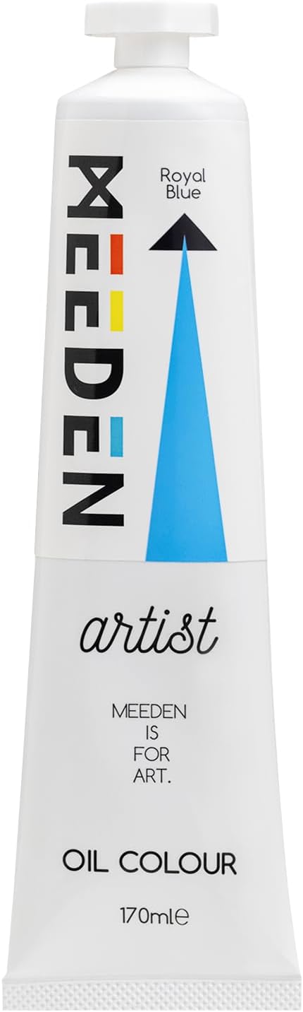 MEEDEN Artist Grade Oil Paint: Royal Blue - 170ml/5.7oz Tube - Professional Art Paints for Canvas Painting