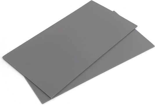 Falling in Art 6 * 12 Linoleum Carving Blocks, 2 Pack Soft Stamp Rubber Blocks for Crafts and Artists Printmaking, Gray,1/8" Thick