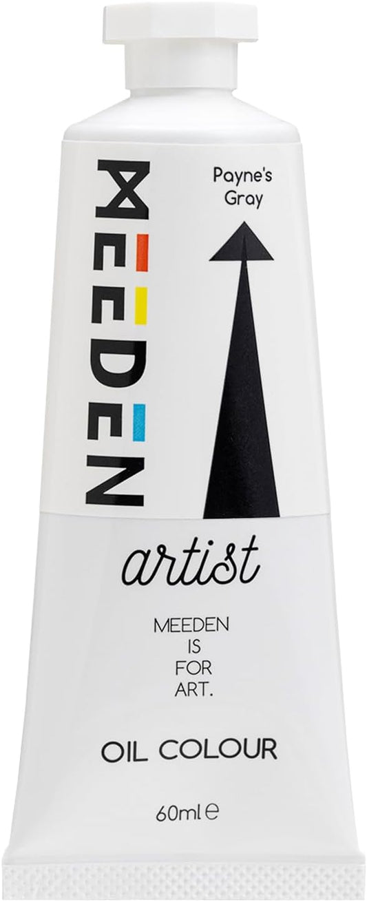 MEEDEN Artist Grade Oil Paint: Payne's Gray - 60ml/2oz Tube - Professional Art Paints for Canvas Painting