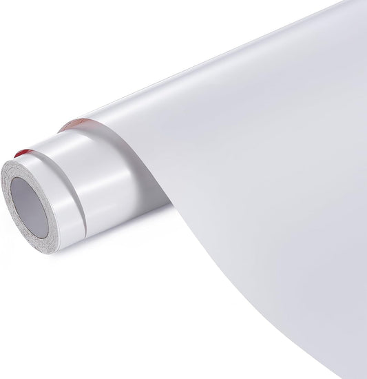 Ant Smart Adhesive Permanent Vinyl Compatible with Cricut Explore and Maker Series Without Cutting Mats, Create DIY Projects, Decals, Stickers & More (Matte Ivory White, 13inch x 30ft)