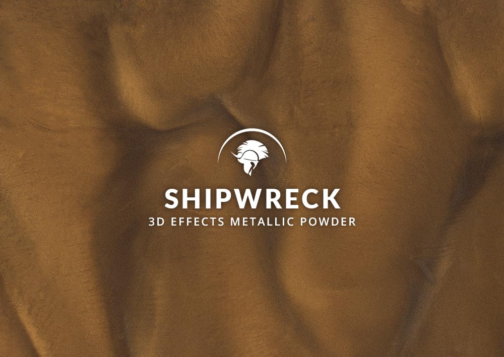Spartan Epoxies Metallic Pigment Powder for Epoxy - 30 Unique Colors, 4oz for 1 Gallon and 12oz for 3 Gallons of Clear Epoxy, Made in the USA (Shipwreck, 12oz (135 Grams))