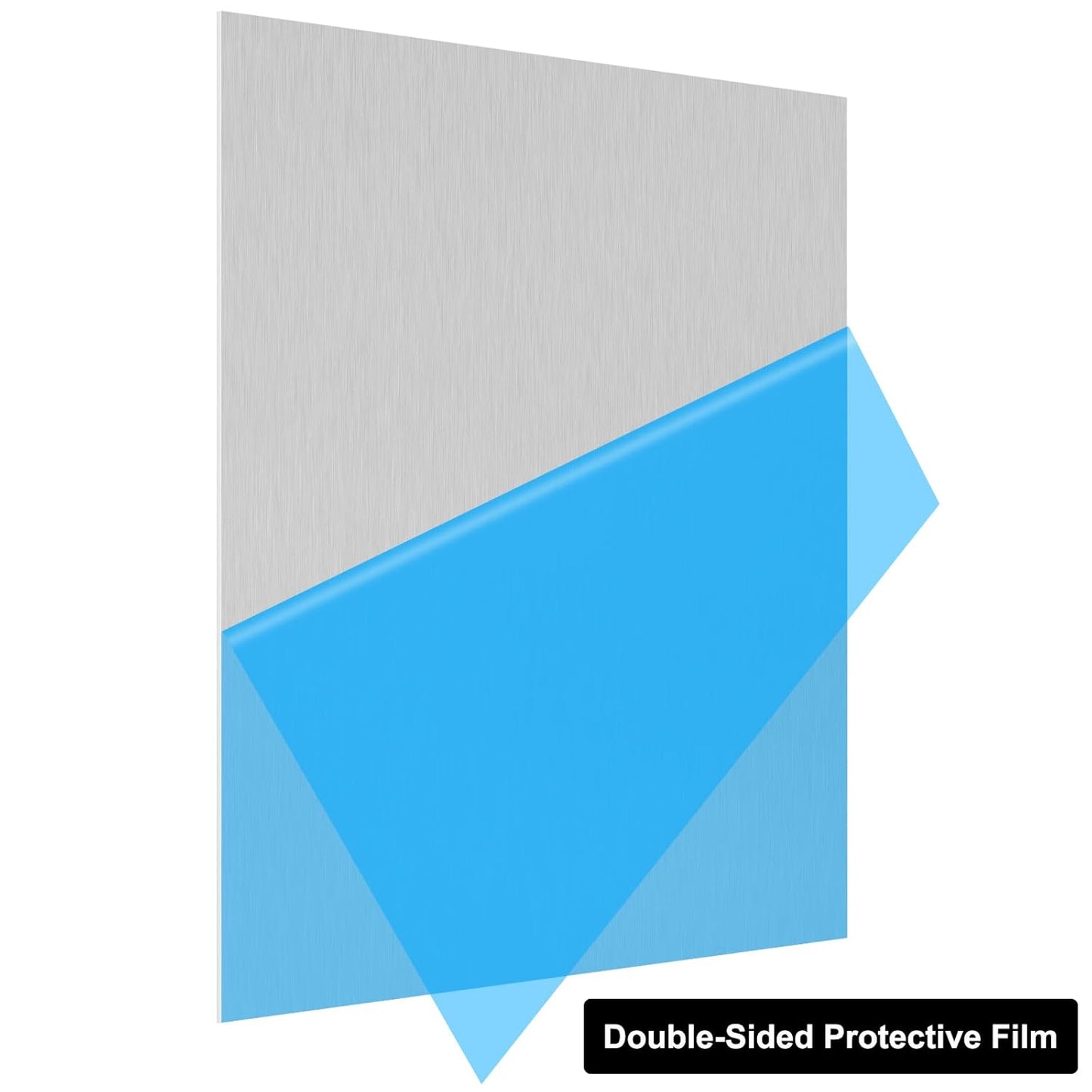 6061 T651 Aluminum Sheet Metal 12 x 12 x 1/8 (0.125”) Inch Flat Plain Aluminum Plate Covered with Protective Film, Heat Treatable Rectangle 3MM Aluminum Metal Plate for Industrial