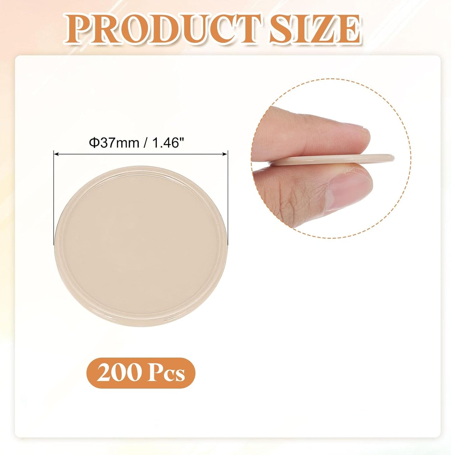 uxcell Plastic Poker Chips, Learning Counters Counting Counters Disk Marker Opaque Game Token for Game Play Math Counting