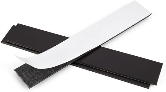 Rammos Magnetic Strips with Adhesive Backing 6 Pack(Each 6 inches x 1 inch) Extra Strong and Heavy Duty Adhesive Magnetic Strips for Tools, Knifes, and Crafts