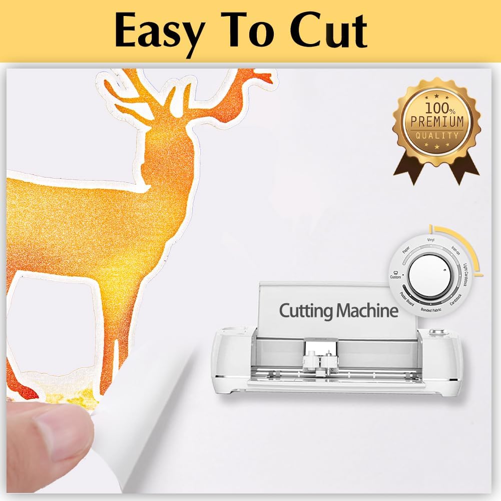 TransOurDream Glitter 3.0 Heat Transfer Paper for Inkjet Printer (20 Sheets, 8.5x11'') Printable Heat Transfer Vinyl for T Shirts Iron on Transfers for Light & Dark Fabric (TOD-GL3-20)