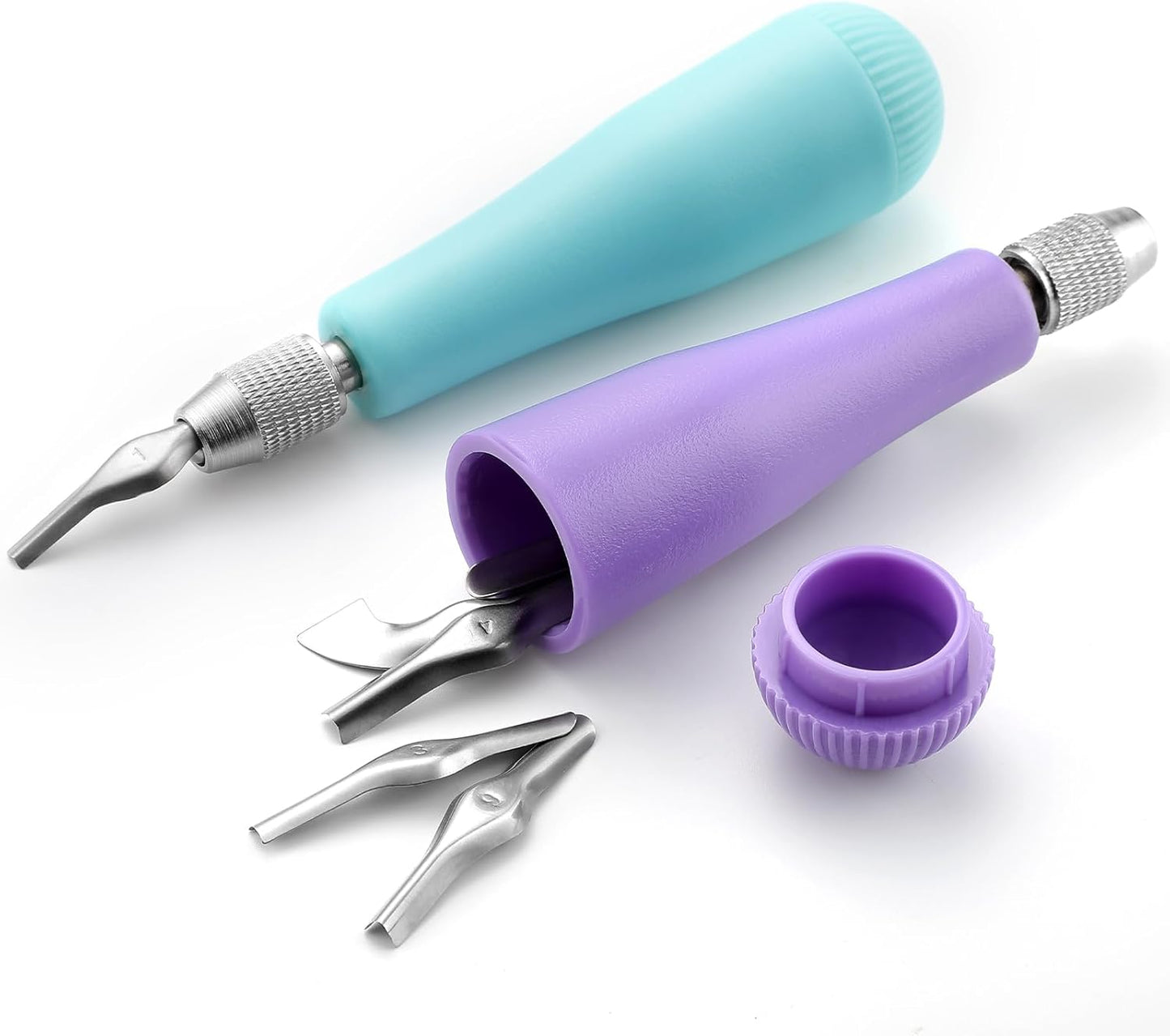 Umigy 12 Pack Craft Linoleum Cutter Kit Carving Tools Assortment Linocut Tools Block Cutters for Block Printing, Assorted Colors