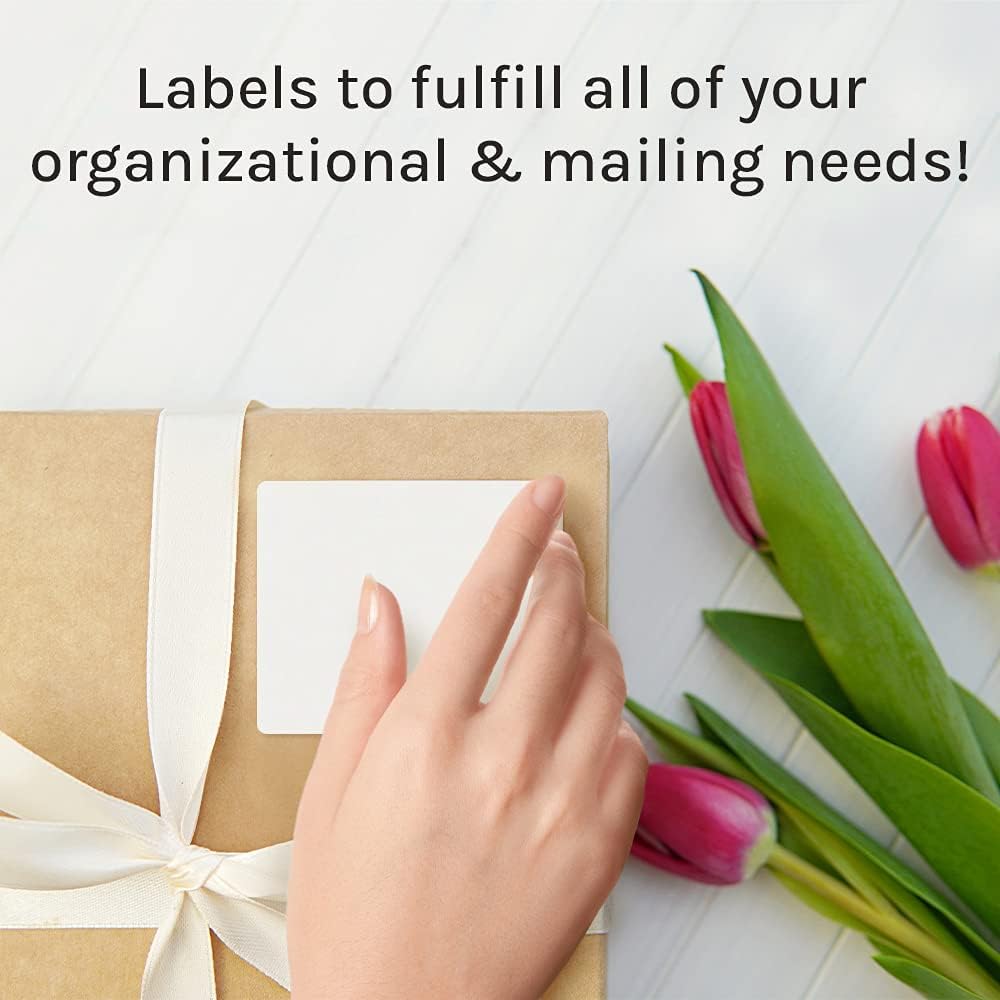 Premium Label Supply White Sticker FBA Labels – 4" x 3.33" – Laser/Inkjet Compatible – (6 per Sheet), 1000 Sheets - 6,000 Total Adhesive Labels