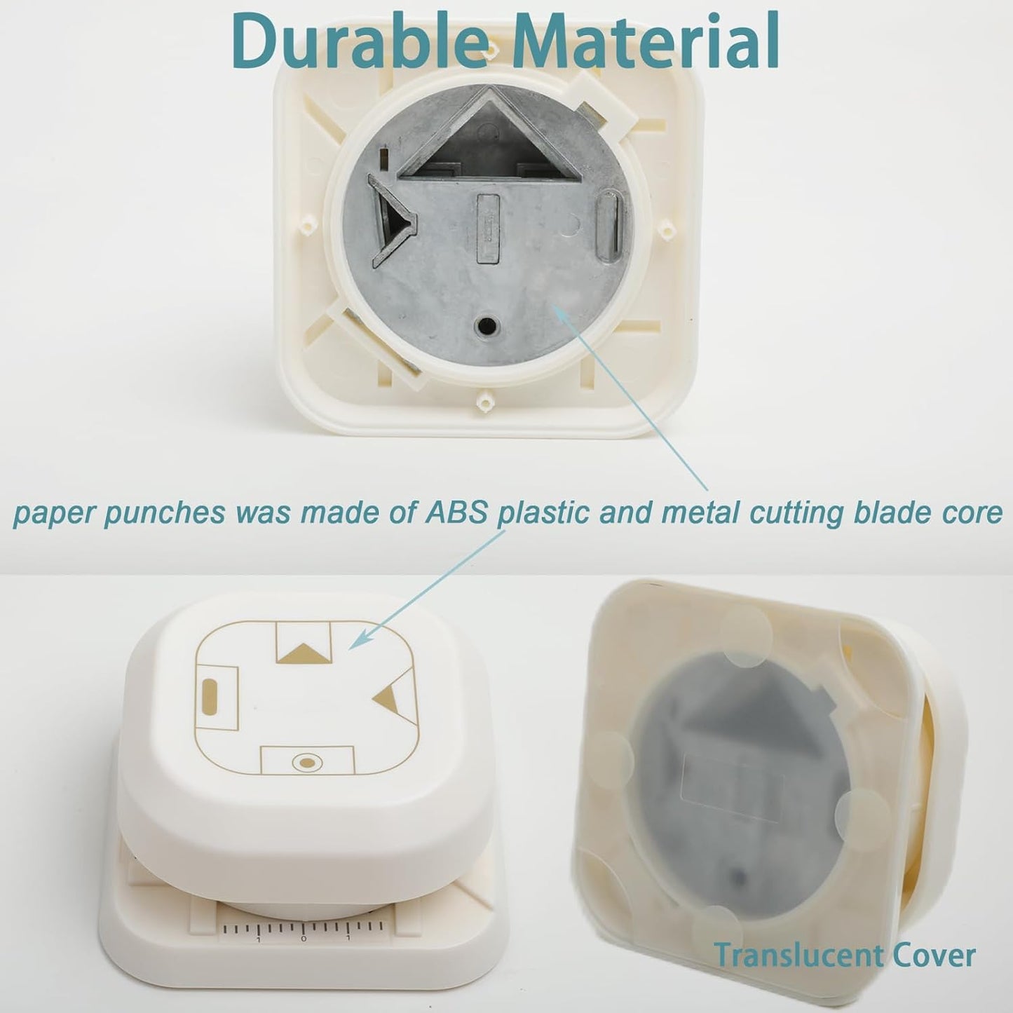 Craft Tag Punch Tag Paper Punches 4 in 1 Hole Puncher for Making Scrapbooking DIY Crafts Paper Punches (4 Shapes)