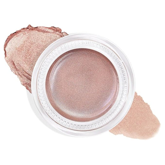 Cream Glitter Antique Rose Shimmer Metallic Eyeshadow Palette Makeup, Natural Single Mini Instant Holographic Eyeshadow For Older Women, Sombras Crema Para Ojos,Talc,Paraben&Cruelty Free,R02