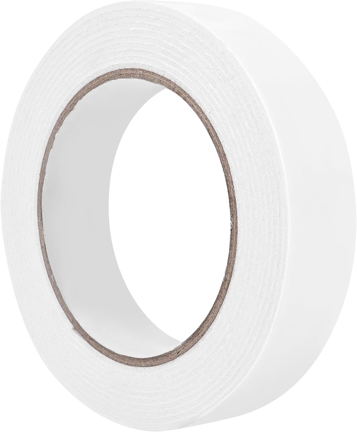 ToLanbbt Double Sided Foam Tape 1In x 10FT, Mounting Tape Heavy Duty, Strong Adhesive Weatherproof Seal Strips for DIY Craft Picture Poster, Car & Gap Filling Mountings, Home Office Decor (White)