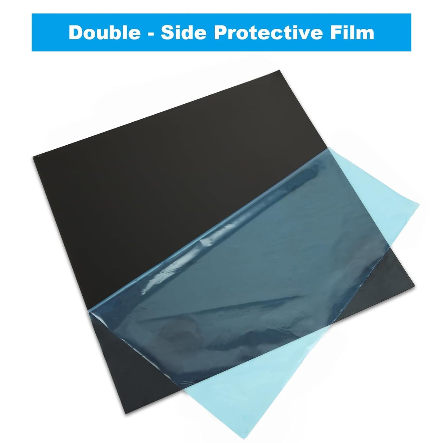 3 Pack 5052 Aluminum Sheet Metal 12 x 12 x 1/32 (0.04”) Inch Black Anodized Aluminum Sheet 1MM Thin Aluminum Plates Engraving Blanks for Laser Engraving, Crafting, Decoration