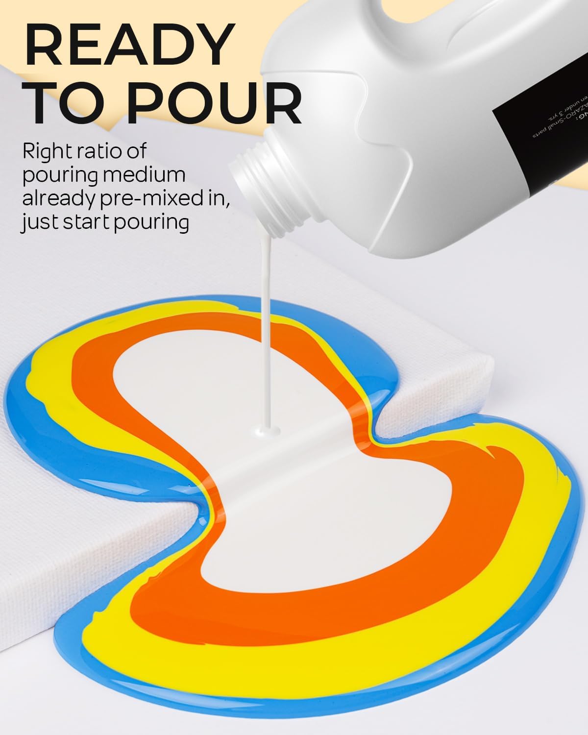 Nicpro 14 Colors Large Bulk Acrylic Pour Paint Set (33.8 oz,1000 ml) Premixed High Flow Art Pouring Paint Supplies Kit with Silicone Pour Oil, Gloves for Beginner Cell Creation Flow DIY, Ready to Pour