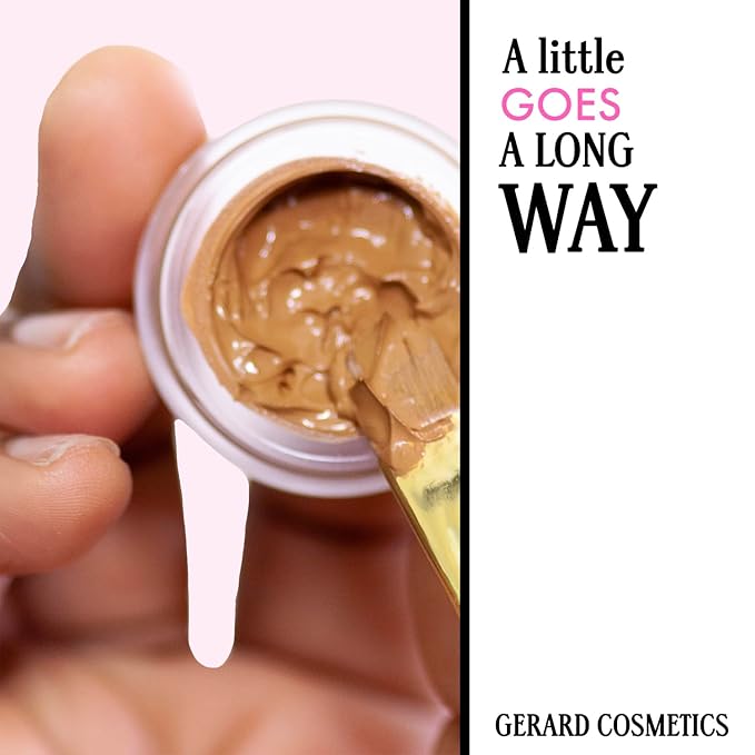 Gerard Cosmetics Clean Canvas Cocoa Eye Concealer and Base Smudge Proof, Makeup Primer and Eyeshadow Base, Made in the USA, Vegan Formula, Cruelty Free