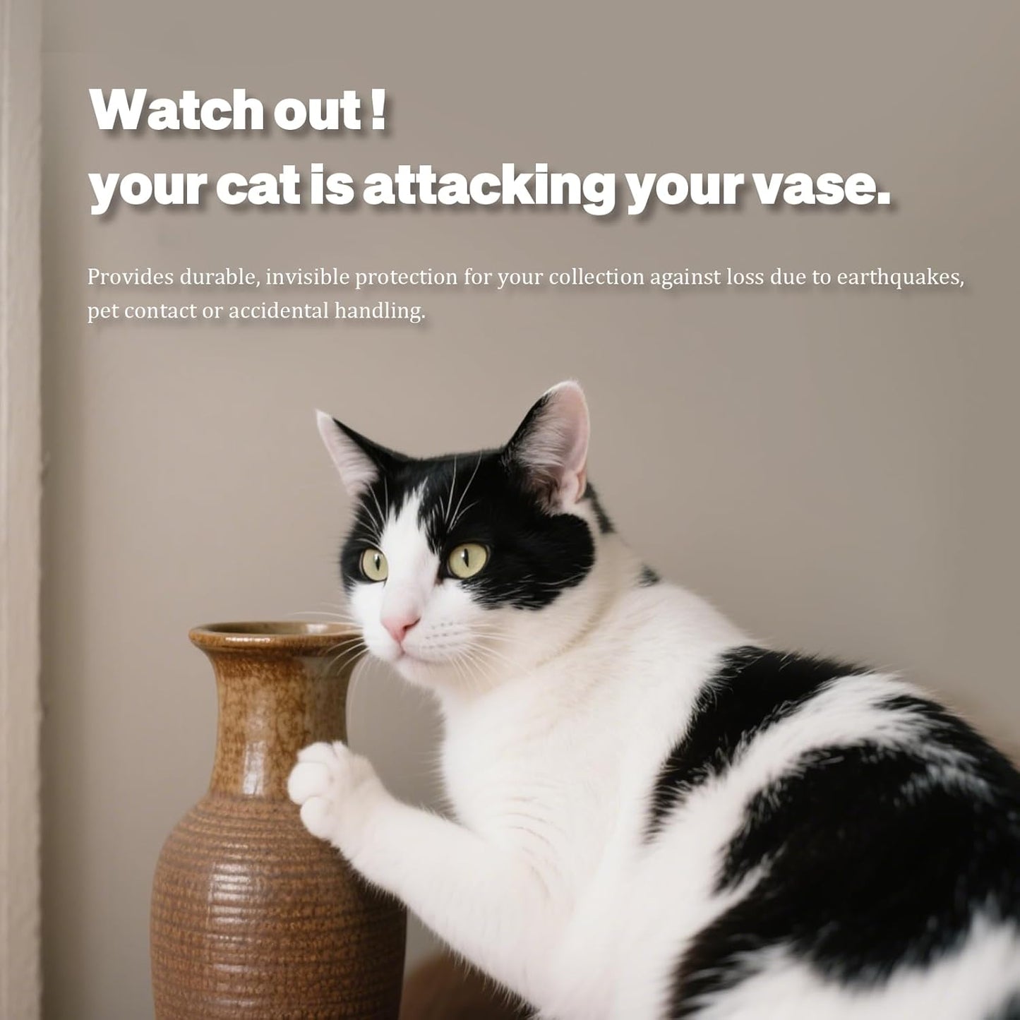 8.08 oz Exhibit Gel for Museum - Safe, Clear & Reusable Exhibit Gel for Antiques, Glass, Ceramic, Collectibles & Action Figures | Residue-Free, Removable | Protect Your Treasures