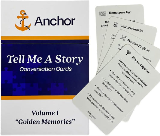 Conversation Starter Cards - Fun Prompts for Families, Friends, Seniors & Couples - Family Conversation Cards & Card Game for Couples (Volume 1)