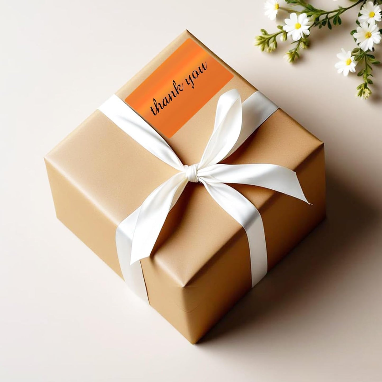 2" x 3" Holographic Thermal Label Stickers Orange,Printable Rainbow Glitter Thermal Printer Sticker Labels for Gift Wrapping, Self-Adhesive Name Price Tag DIY Custom Logo Design (280 pcs)