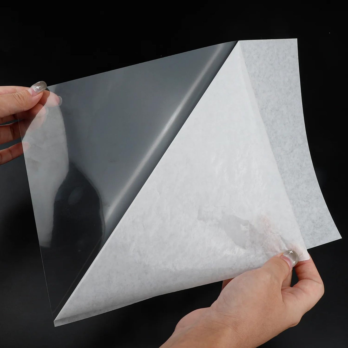 Printable Washi Sticker Paper for Inkjet & Laser Printers, 8.5x11 Inch Full Sheet, 100 Sheets, Semi Transparent, Printable Washi Sticker for Scrapbooking, Bullet Diaries, Junk Journaling, Washi Tapes