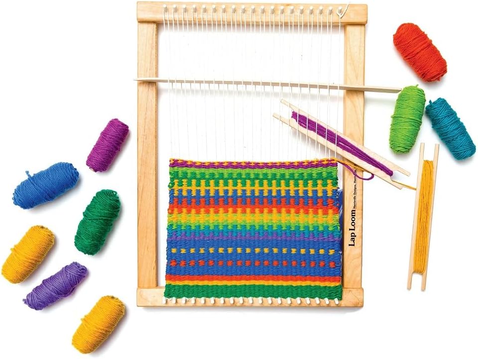 Harrisville Designs Lap Loom Kit, Hand Weaving for Kids and Adults (Style A)