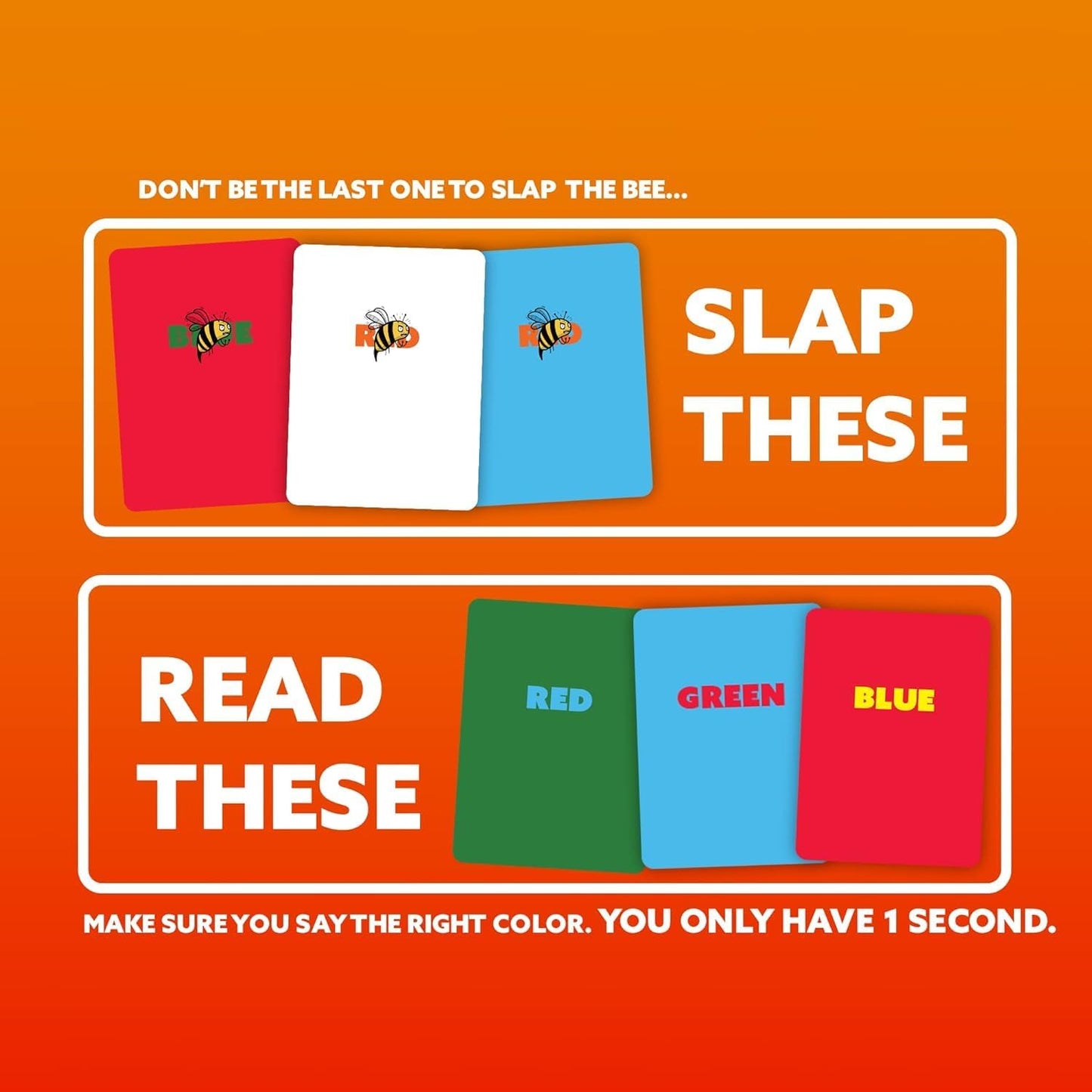 QUOKKA Board Games for Kids 8-12, Family Games for Kids and Adults - Don't Bee Last Party Pack Card Game Ages 6+ - Fast Paced 2-6 Players Easy to Learn - Perfect for Board Games for Family Night