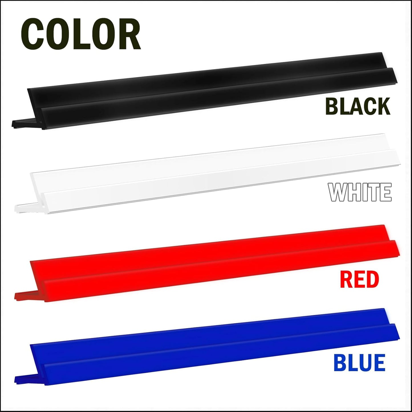 Lightweight Non-Slip Card Holder Stand – Set of 4, 13.4 Inches – Made in Japan for Card Games and TCG, Anti-Skid Base (4 Pack-Blue)