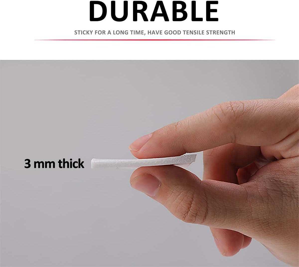 Double Sided Foam Tape 2.36In x 33FT 2 Pack, Mounting Tape Heavy Duty, Strong Adhesive Weatherproof Seal Strips for DIY Craft Picture Poster, Car & Gap Filling Mountings, Home Office Decor (White)