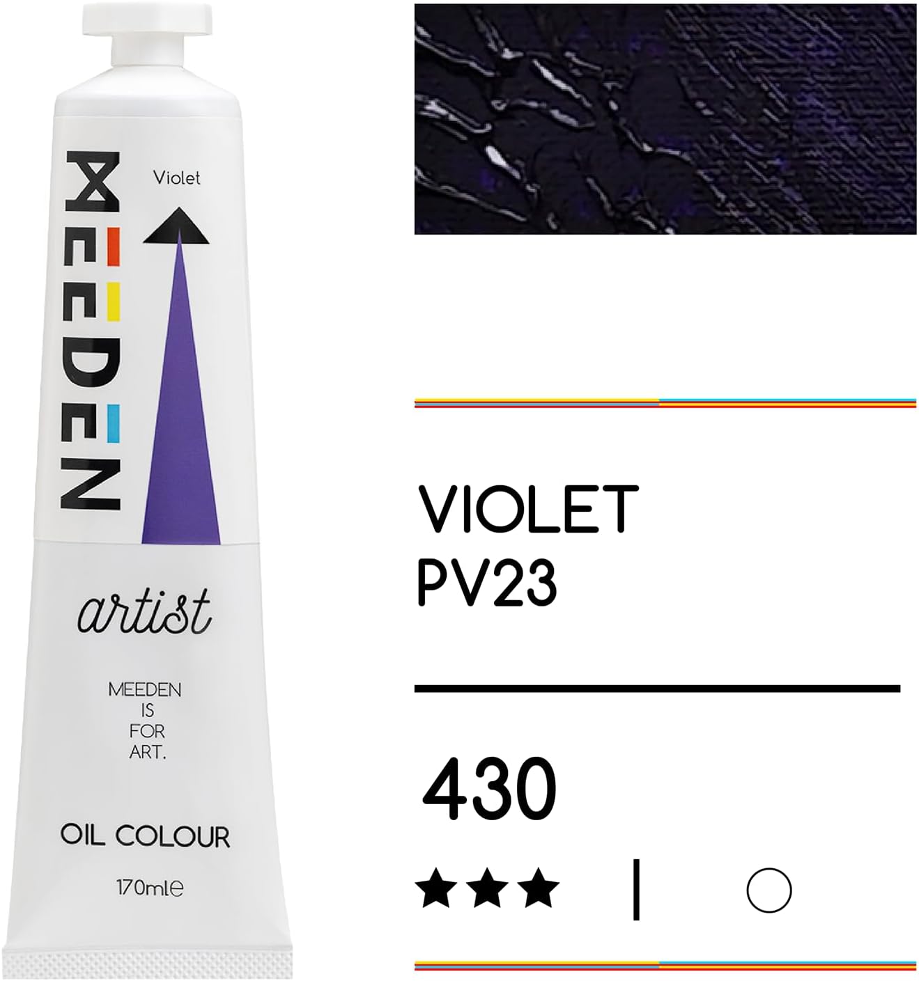 MEEDEN Artist Grade Oil Paint: Violet - 170ml/5.7oz Tube - Professional Art Paints for Canvas Painting