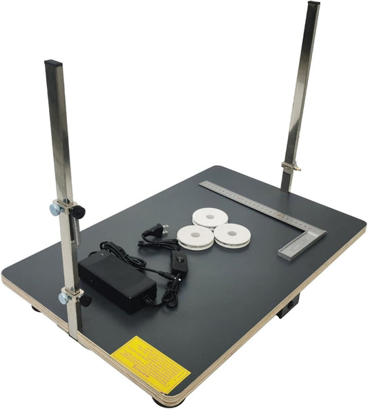 110V Hot Wire Foam Cutter, 22.8" x 15", 72W Professional Heat Cutting Machine for Foam, Sponge, EPE, Ribbon, KT Board, Adjustable Angle