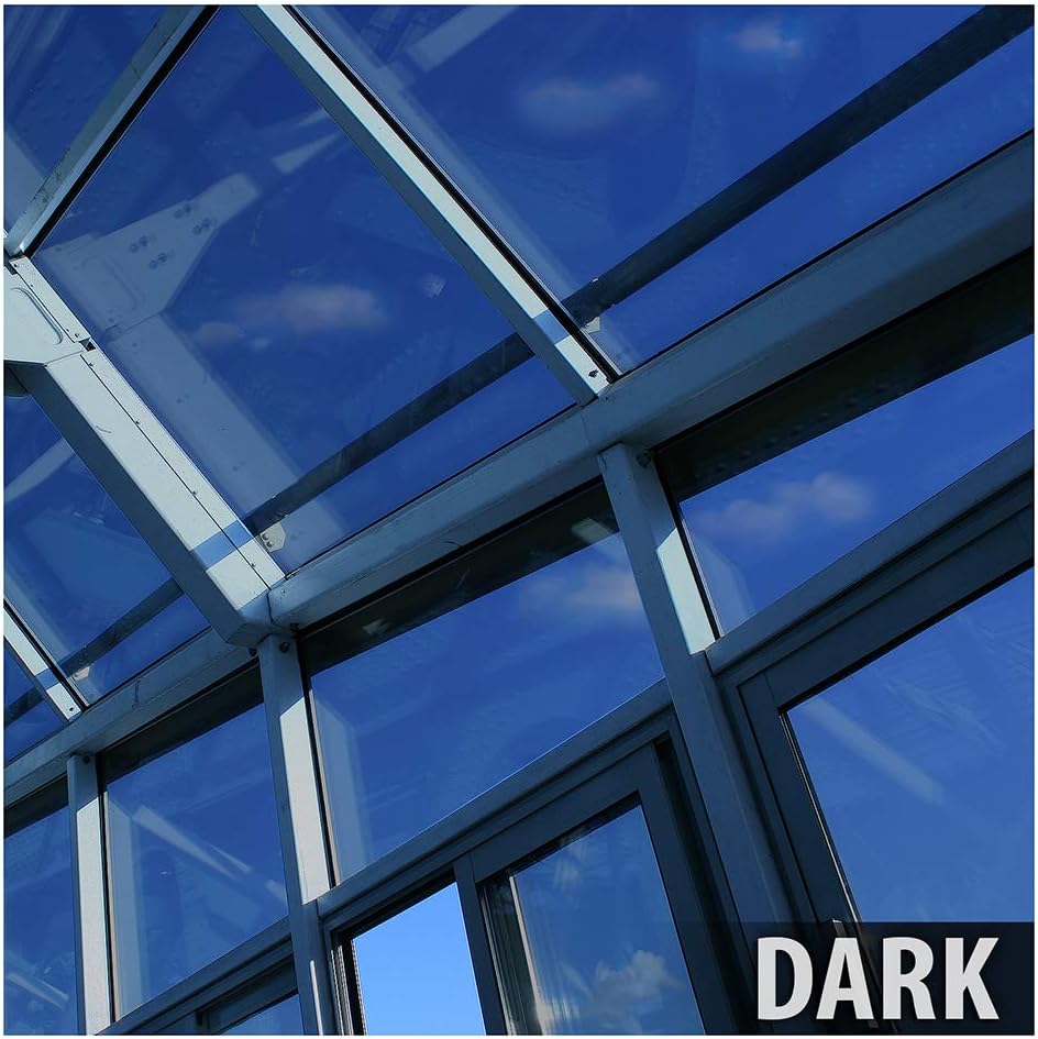 BDF EXNA20 Exterior Window Film Daytime Privacy and Heat Control Natural Black 20 (Dark) - 48in X 7ft