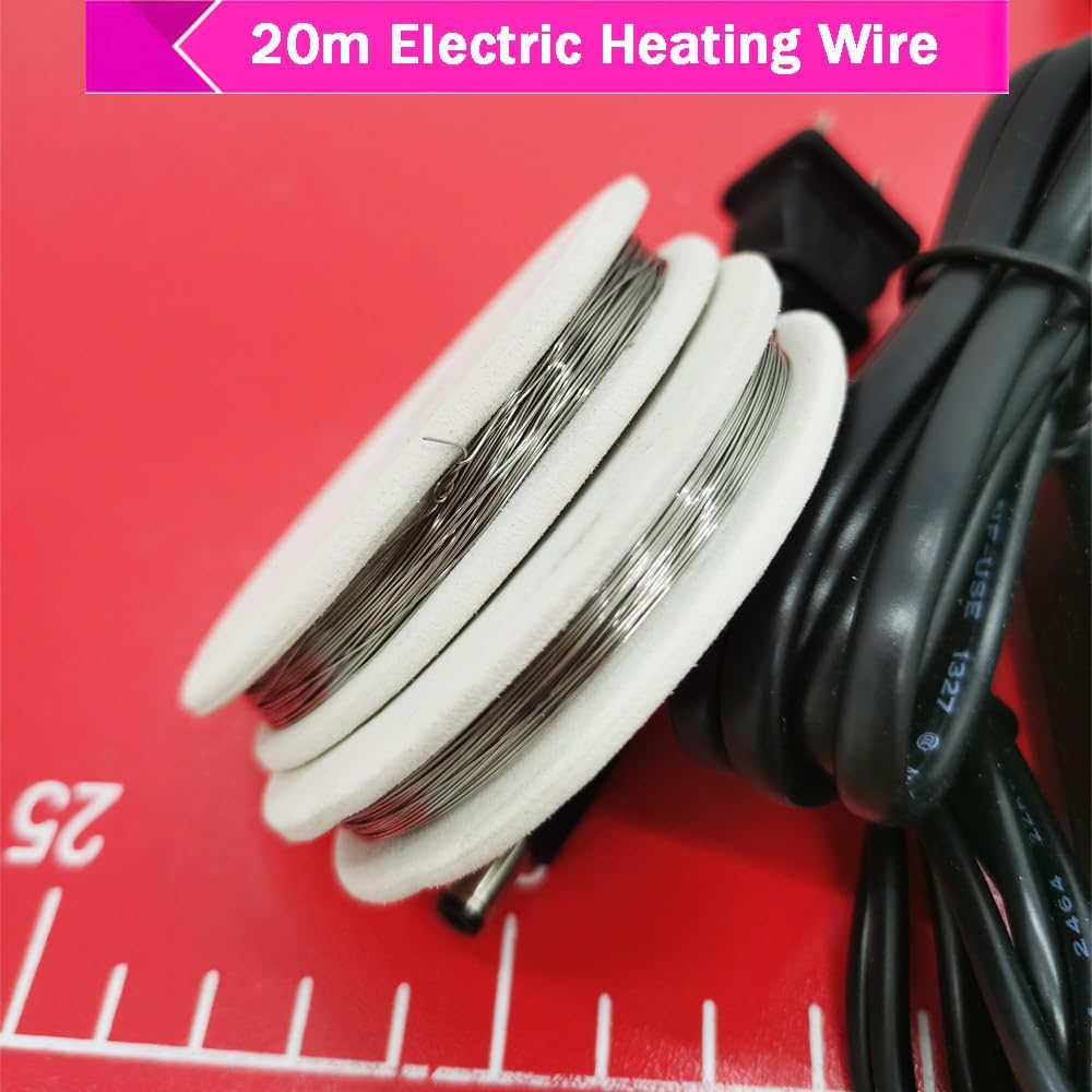 Hot Wire Foam Cutter Tabletop Hot Wire Cutter 22.8x15in Foam Sponge Cutting Machine for Styrofoam Sponge EPE Ribbon KT Board Adjustable Angle and Temperature 110V 36W