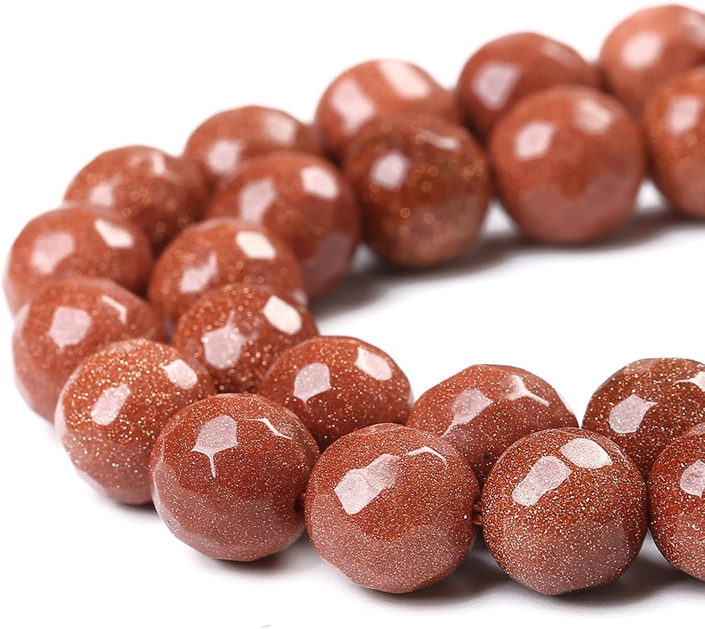 90pcs 4mm Natural Gold Sandstone Beads Faceted Stone Energy Healing Beads for Jewelry MakingDIY Bracelet Necklace Accessories 15" (4mm, Faceted Gold Sandstone)