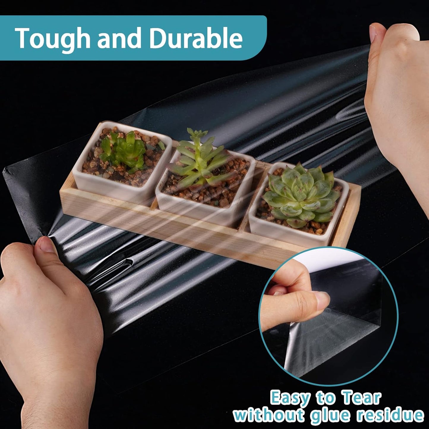 Double Sided Adhesive Sheets for Arts Craft Scrapbooking Photo Albums Home Decorative 25Pcs, 8.3 x 11.7 Inch