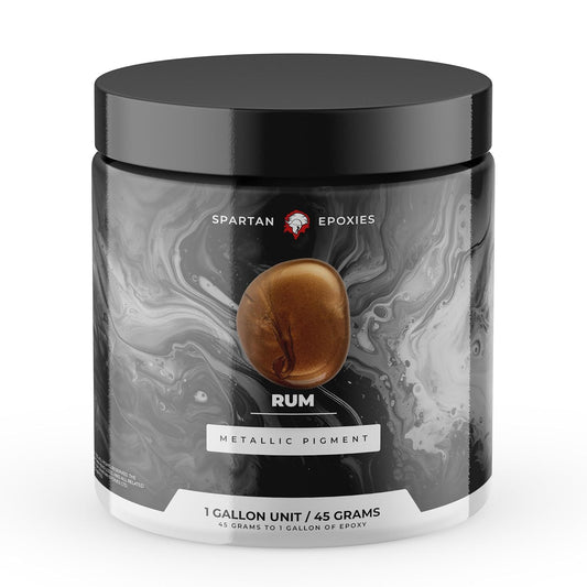 Spartan Epoxies Metallic Pigment Powder - 30 Unique Colors, 4oz for 1 Gallon of Clear Epoxy, Made in USA