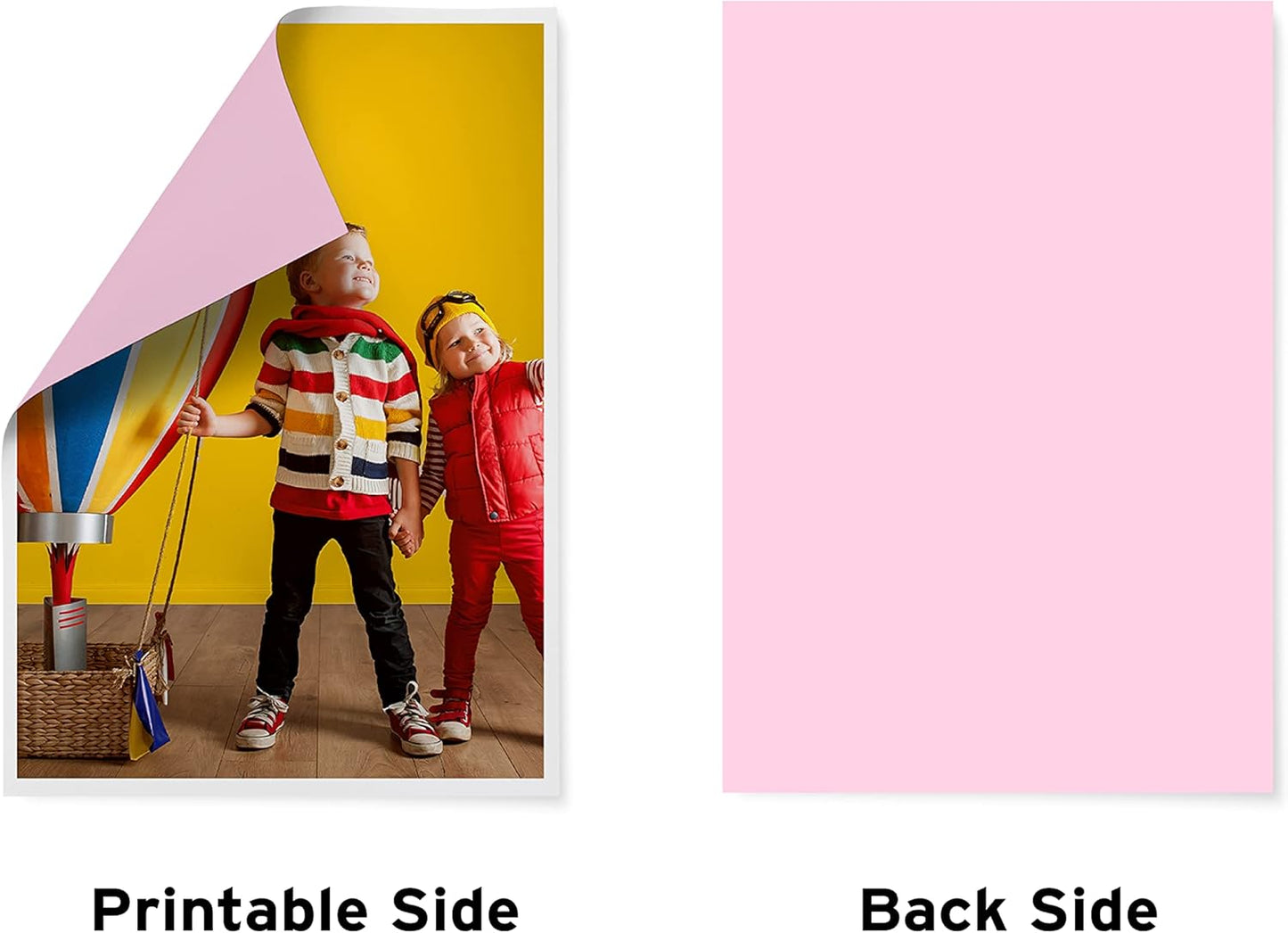 Printers Jack Sublimation Paper - 8.5 x 11 Inches, 150 Sheets 120 gsm for Any Inkjet Printer with Sublimation Ink, Heat Transfer Sublimation for T-shirt, Mugs, Light Fabric