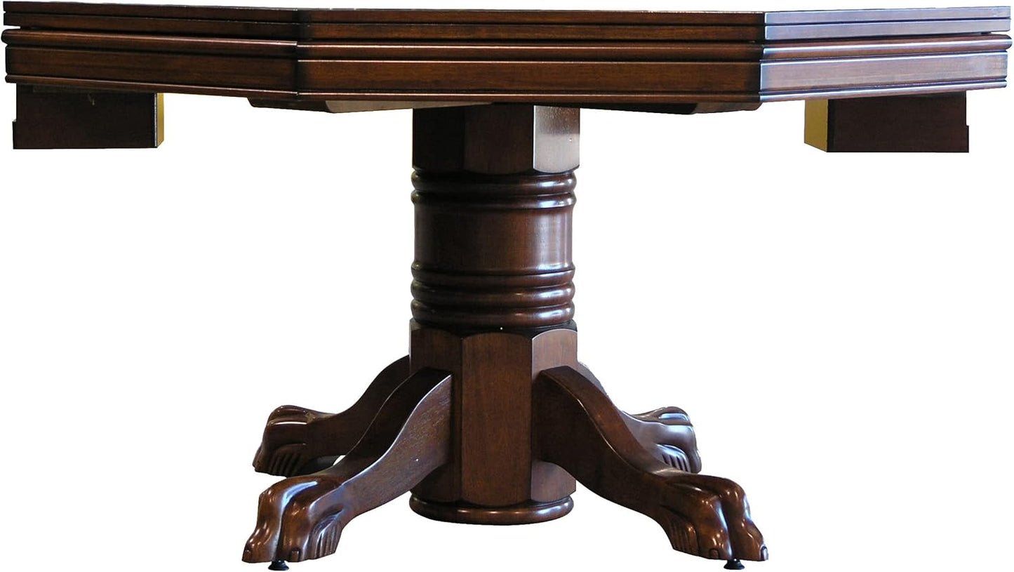 Combination 3 in 1 Poker/Game Table (Chestnut Finish)