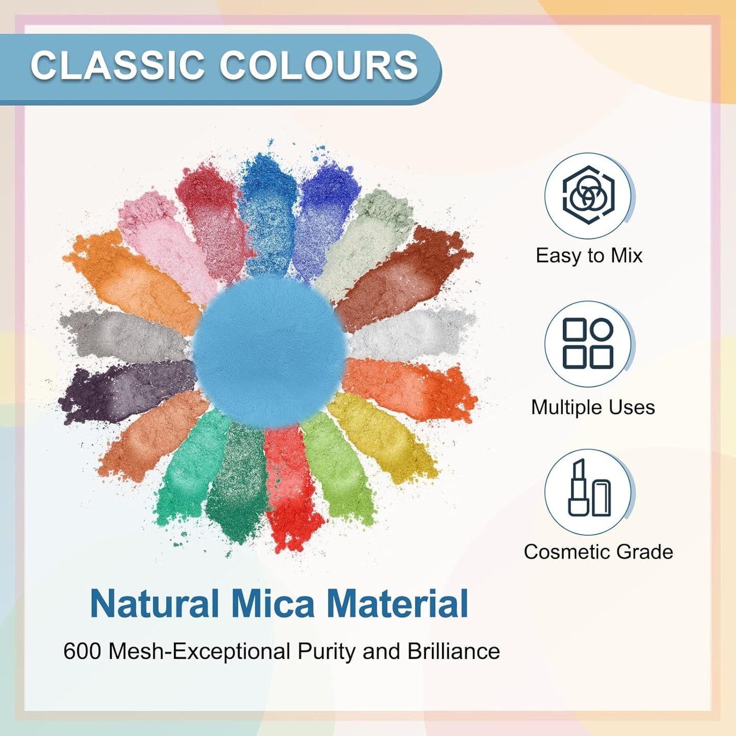 uxcell 10g/0.35oz Cosmetic Grade Mica Powder, 600 Mesh Mica Powder Natural Resin Epoxy Pigment Powders for Casting Resin, Candle Dye, DIY Nail Polish and Lip Gloss, Wine Red