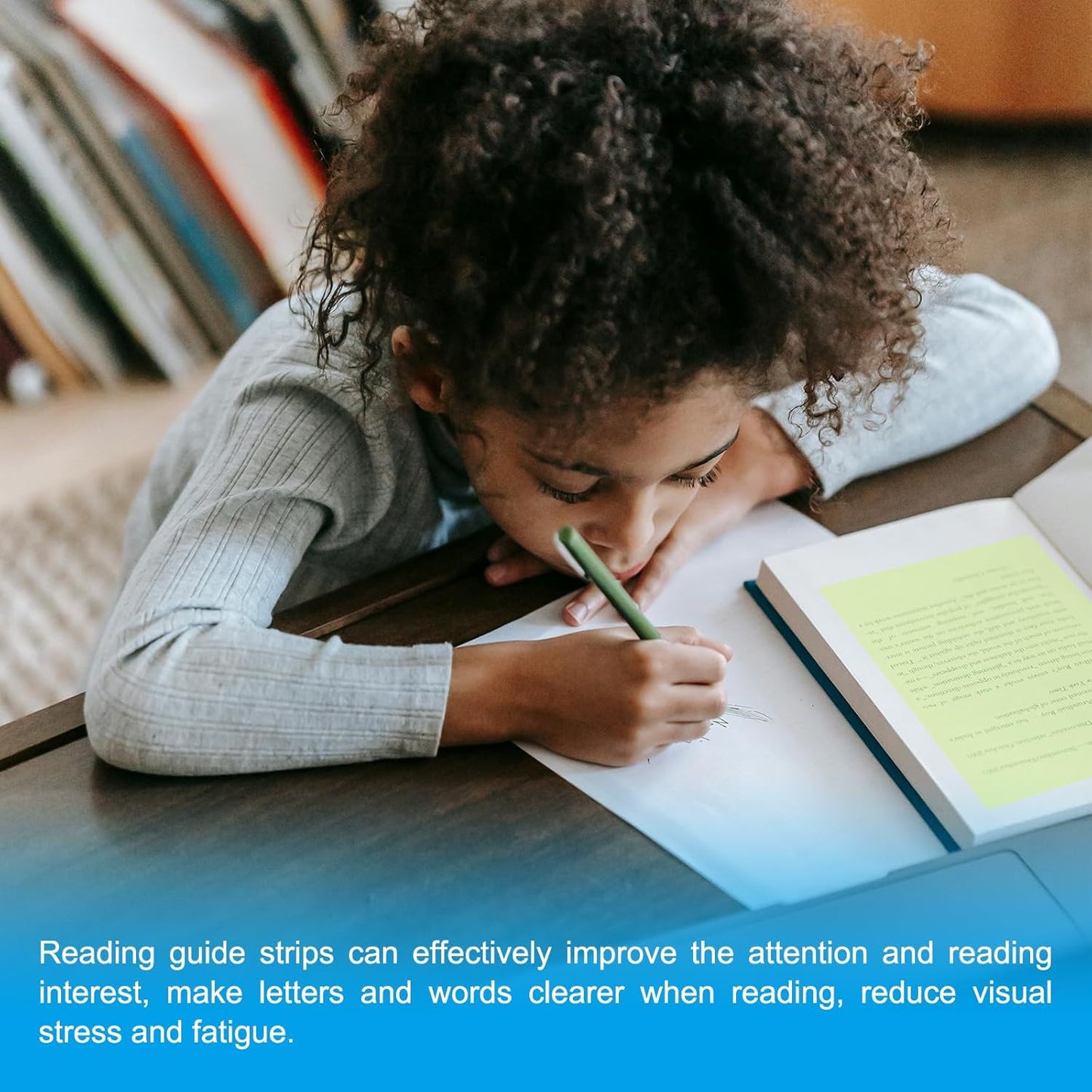 PATIKIL A4 Size Guided Reading Sheet, 5pcs Correction Lighting Gel Filter Colored Overlay Transparent Color Film for Classroom Photo Studio, Light Green