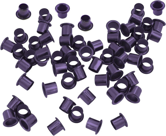 Kydex Rivets Eyelets, 8-8 1/4" Multicolored Grommet Eyelets for Tactical Holster Making, Knife Sheath Crafting, Fasteners for Custom DIY Kydex Projects (Set of 50)