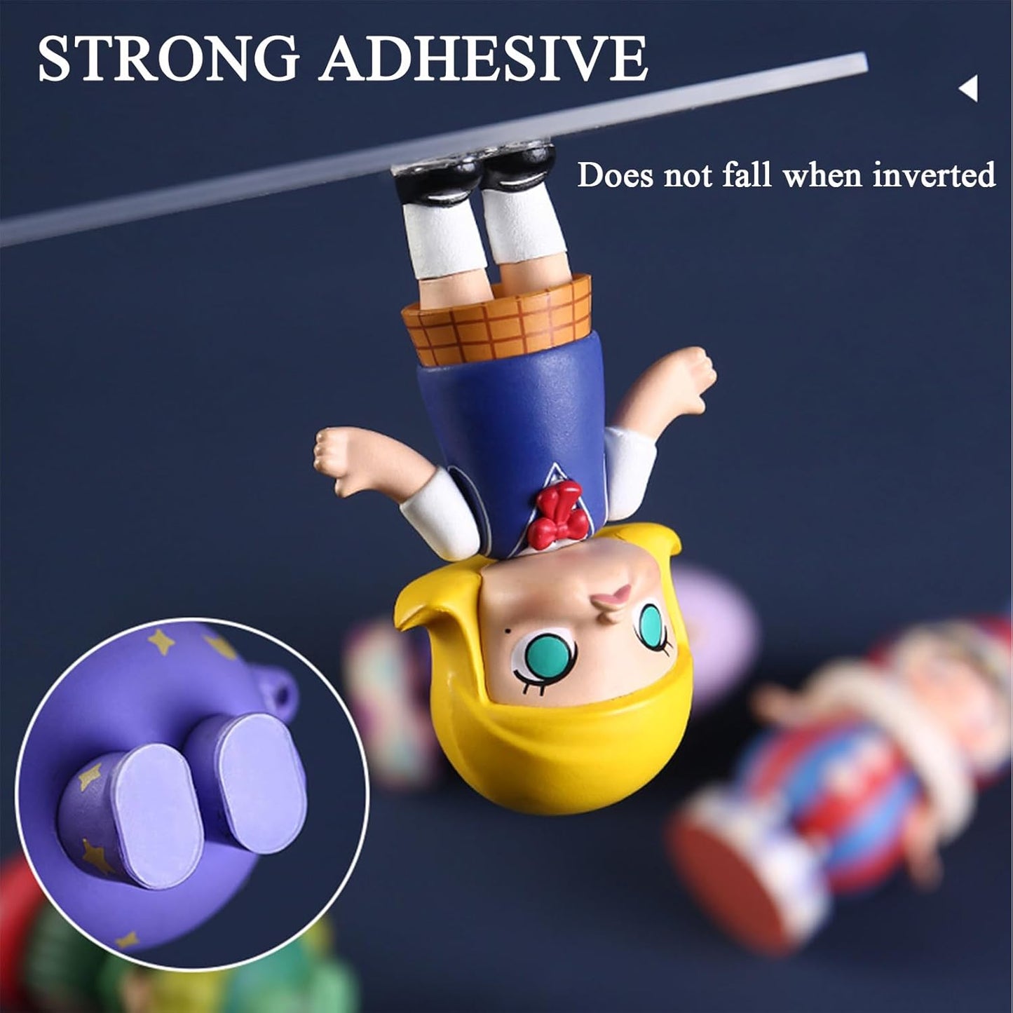 Adhesive Stick dots Two-Sided Sided Mounting Putty Stick Tack for Wall Hanging Crafts Balloons Festival Party Decorations,Clean Removable(0.39"*0.78"-900)