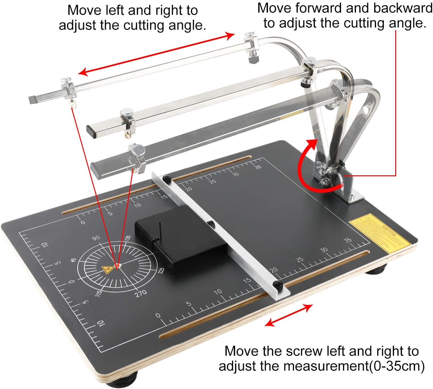 YaeTek Micromot Hot Wire Cutter Thermocut Foam Cutting Machine, 110V Table Top Styrofoam Cutter Cutting Foams, Sponge, Pearl Cotton, KT Board DIY Styrofoam Polystyrene