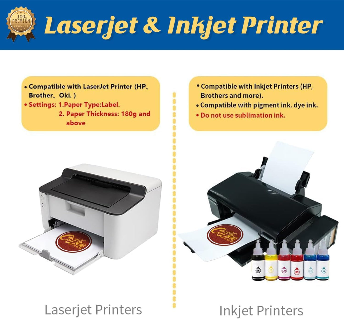 TransOurDream Tru-Heat Transfer Paper for Inkjet & Laserjet Printer (500 Sheets, 8.5x11", Dark 3.0) Printable HTV Heat Transfer Vinyl for T Shirts Iron on Transfers for Dark Fabrics